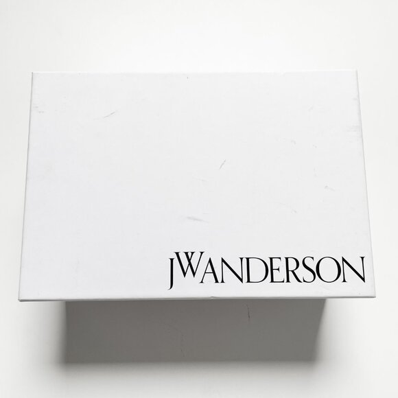 JW Anderson Leather Logo Slide Natural Gold Size IT 36.5 US 6.5 NEW IN BOX - Picture 8 of 12